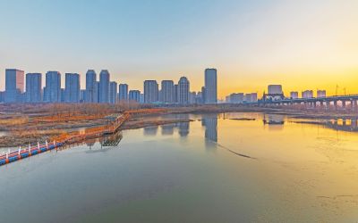 群力外滩湿地秋色