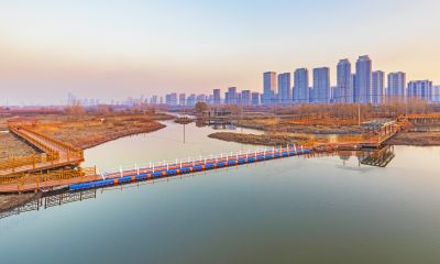群力外滩湿地秋色