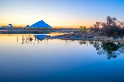 深秋季节大剧院湿地风光1