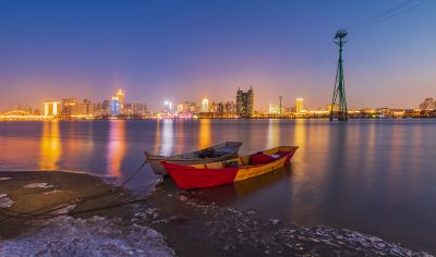 太阳岛江畔夜景