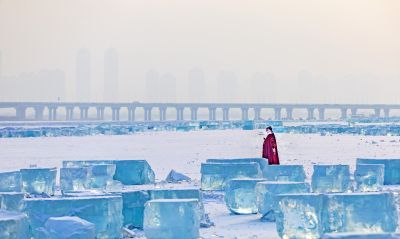 冬季松花江