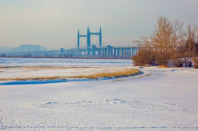 一湖三岛江畔的早晨2