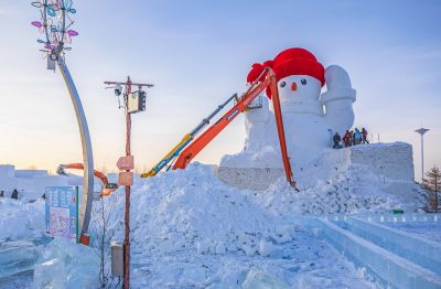 大雪人的制作