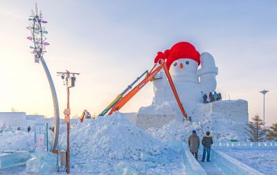 大雪人的制作