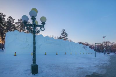 建设中的太阳岛雪博会3