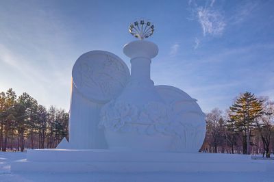 建设中的太阳岛雪博会3