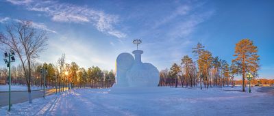 建设中的太阳岛雪博会3