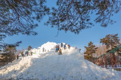 建设中的太阳岛雪博会3