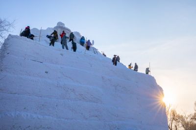 建设中的太阳岛雪博会4