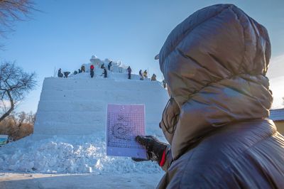 建设中的太阳岛雪博会4