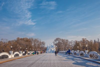 建设中的太阳岛雪博会4