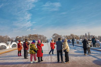 建设中的太阳岛雪博会4