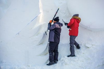 建设中的太阳岛雪博会5