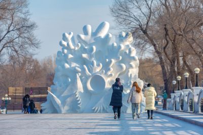 建设中的太阳岛雪博会6