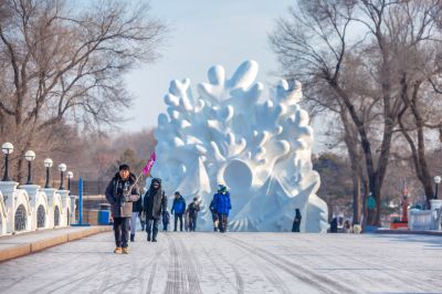 建设中的太阳岛雪博会6