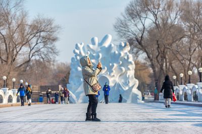 建设中的太阳岛雪博会6