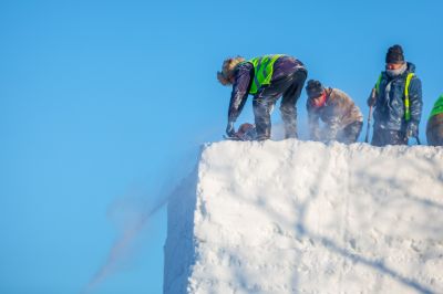 建设中的太阳岛雪博会6