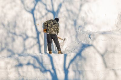 建设中的太阳岛雪博会6