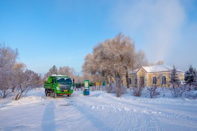 太阳岛雪博会雪雕造雪