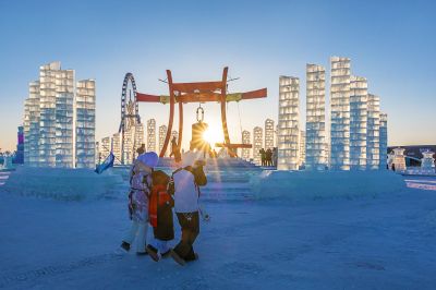 冰雪大世界开园在即冰景抢先看1
