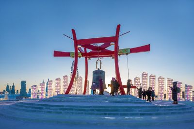 冰雪大世界开园在即冰景抢先看1