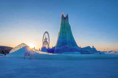 冰雪大世界开园在即冰景抢先看1