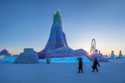 冰雪大世界开园在即冰景抢先看1