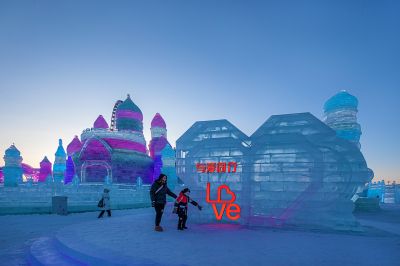 冰雪大世界开园在即冰景抢先看1