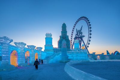 冰雪大世界开园在即冰景抢先看1