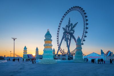 冰雪大世界开园在即冰景抢先看1