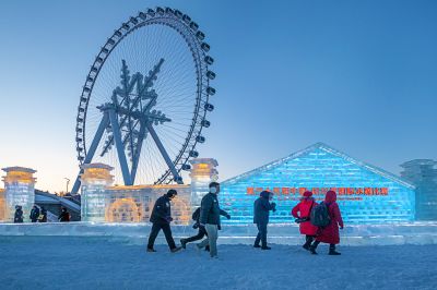 冰雪大世界开园在即冰景抢先看1