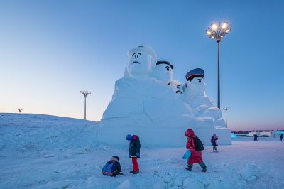 冰雪大世界开园在即冰景抢先看1