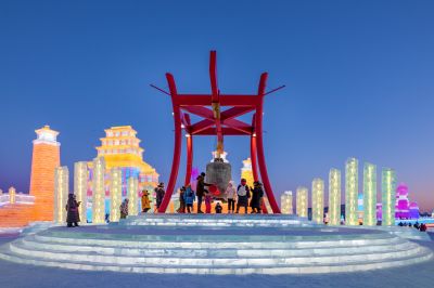 冰雪大世界开园在即冰景抢先看1