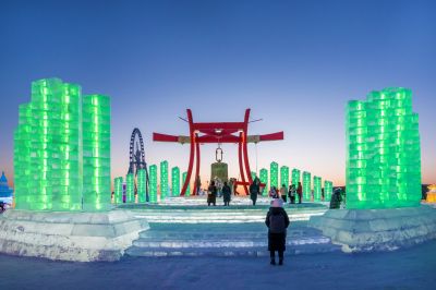 冰雪大世界开园在即冰景抢先看1