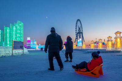 冰雪大世界开园在即冰景抢先看1