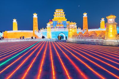 冰雪大世界开园在即冰景抢先看1