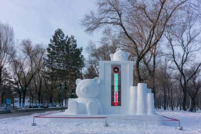 太阳岛雪博会雪雕
