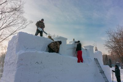太阳岛雪博会雪雕