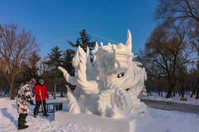 太阳岛雪博会雪雕