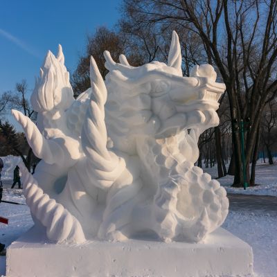 太阳岛雪博会雪雕