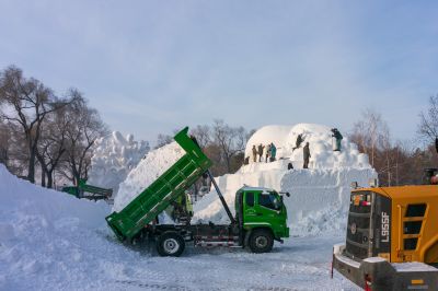 太阳岛雪博会雪雕