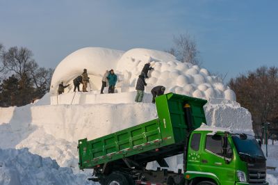 太阳岛雪博会雪雕