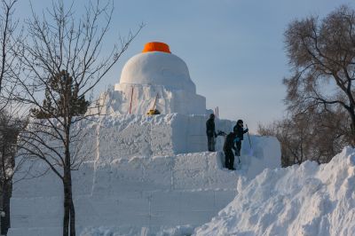 太阳岛雪博会雪雕
