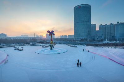 雪后的丁香公园1