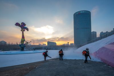 雪后的丁香公园1