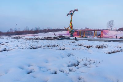 雪后的丁香公园1