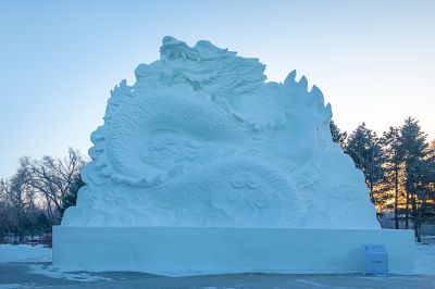 雪博会开园前日园内雪景抢先看1