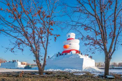 雪博会开园前日园内雪景抢先看2