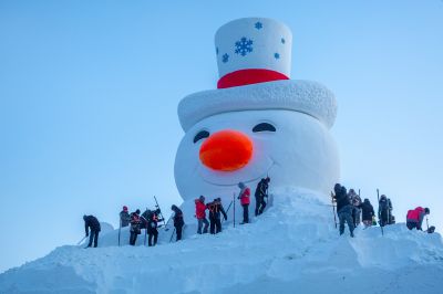 雪博会开园前日园内雪景抢先看3