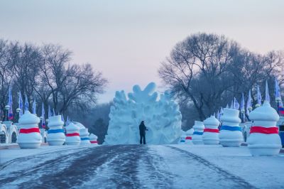 雪博会开园前日园内雪景抢先看3